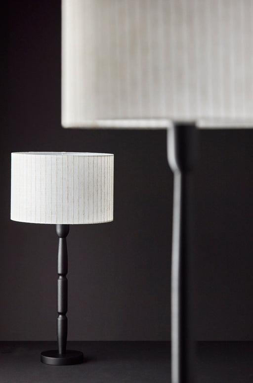 Nigel Table Lamp in Black Wood