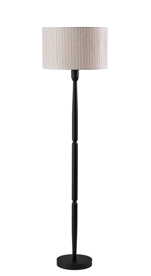 Nigel Floor Lamp in Black Wood