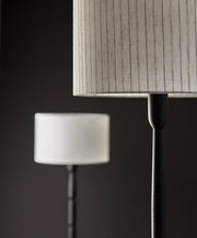 Nigel Floor Lamp in Black Wood