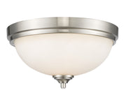 Bordeaux 2 Light 13" Flush Mount in Brushed Nickel