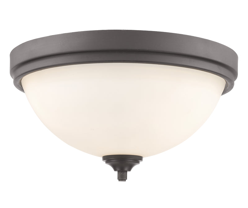 Bordeaux 3 Light 15" Flush Mount in Bronze