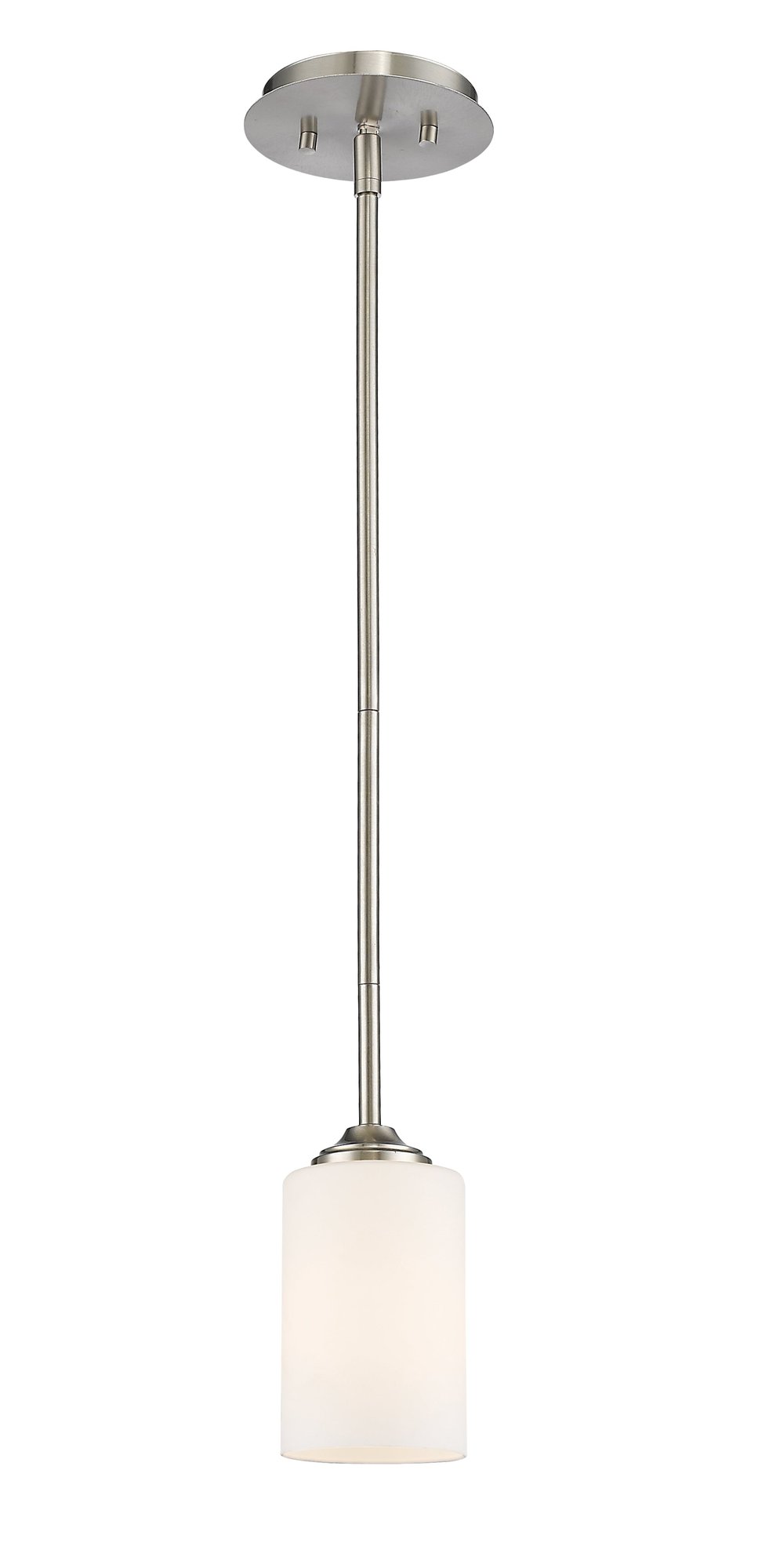Bordeaux 1 Light 5.5" Pendant in Brushed Nickel