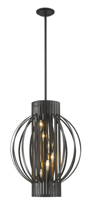 Moundou 6 Light 20" Pendant in Bronze