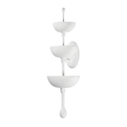 Aura 6-Light Wall Sconce in Gesso White