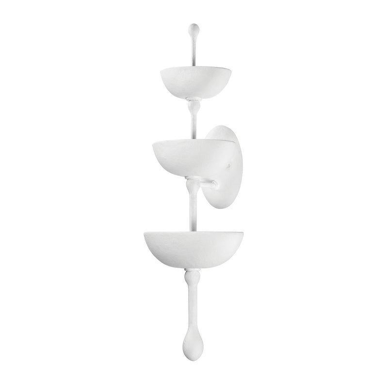 Aura 6-Light Wall Sconce in Gesso White