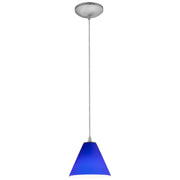 Martini Cable Mini Pendant in Brushed Steel