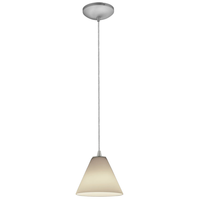 Martini Cable Mini Pendant in Brushed Steel