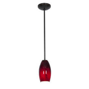 Merlot Stem Mini Pendant in Oil Rubbed Bronze