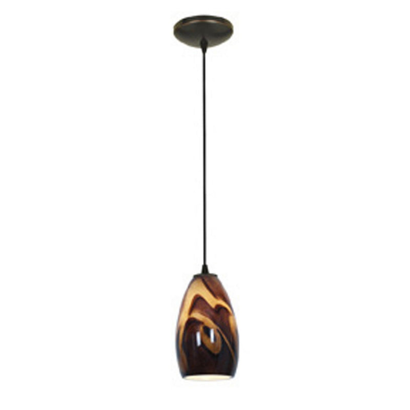 Champagne Cable Mini Pendant in Oil Rubbed Bronze