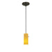 Cylinder 1-Light Pendant in Oil Rubbed Bronze Finish