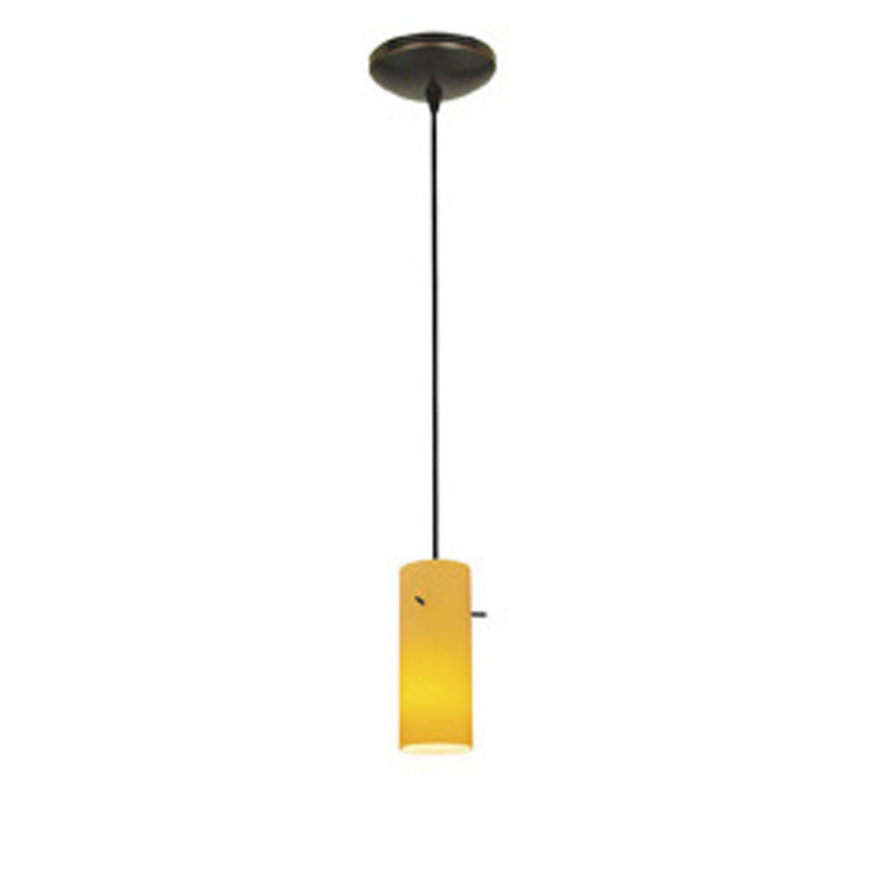 Cylinder Cable Mini Pendant in Oil Rubbed Bronze