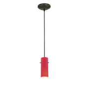 Cylinder Cable Mini Pendant in Oil Rubbed Bronze