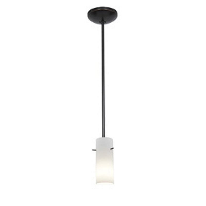 Cylinder Stem Mini Pendant in Oil Rubbed Bronze