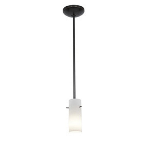 Cylinder 1-Light Pendant in Oil Rubbed Bronze Finish