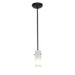 Cylinder 1-Light Pendant in Oil Rubbed Bronze Finish