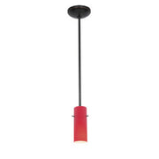 Cylinder Stem Mini Pendant in Oil Rubbed Bronze
