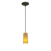 Glass'n Glass Cylinder 1-Light Pendant - Lamps Expo