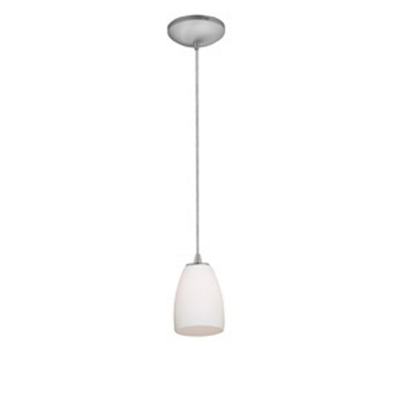 Sherry Cable Pendant in Brushed Steel