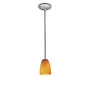 Sherry Stem Pendant in Brushed Steel