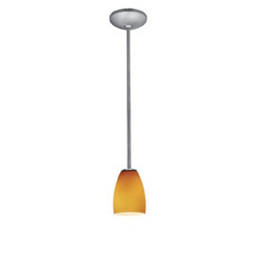 Sherry Stem Pendant in Brushed Steel