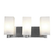Archi 3-Light Bath Vanity Light in Brushed Steel