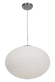 Callisto 3-Light Pendant in Brushed Steel