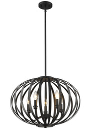 Moundou 5 Light 20" Pendant in Bronze