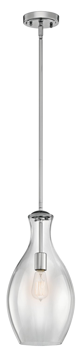 Everly 9" Mini Pendant in Chrome