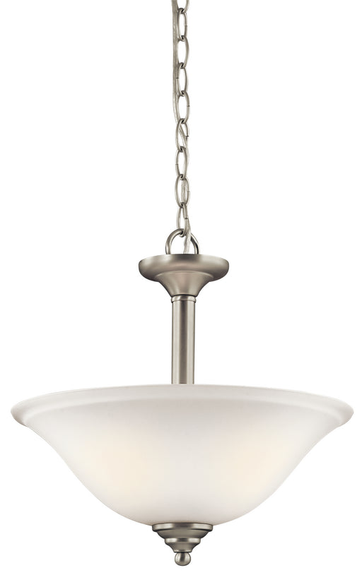 Armida Pendant/Semi Flush 2-Light in Brushed Nickel