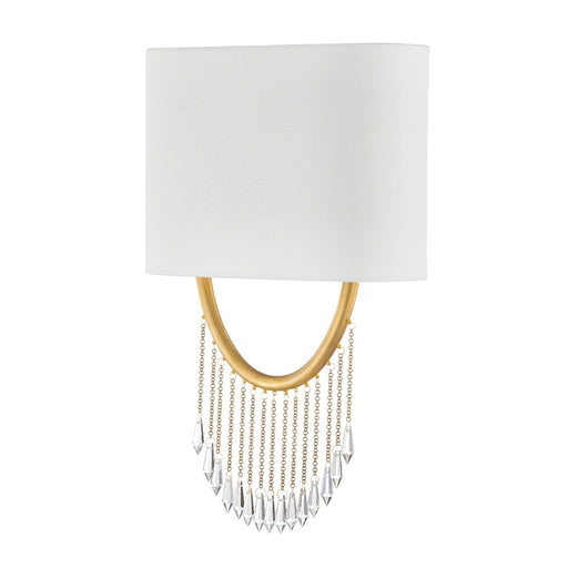 Francesca 2-Light Wall Sconce in Vintage Brass
