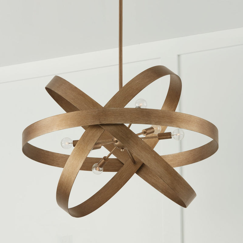 Jude 6-Light Pendant in Mystic Luster