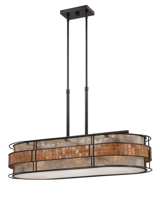 Laguna 3-Light Linear Pendant in Renaissance Copper