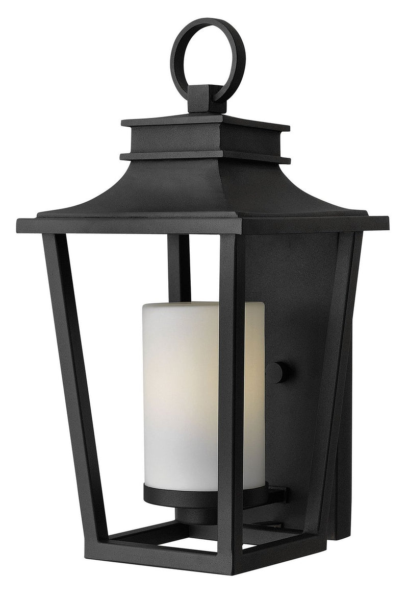 Sullivan Medium Outdoor Wall Lantern in Black