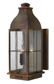 Bingham Large 3-Light Outdoor Wall Lantern in Sienna
