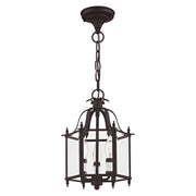 Livingston 3-Light Convertible Chandelier / Semi-Flush Mount in Bronze