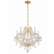 Maria Theresa 6 Light 20" Chandelier in Gold