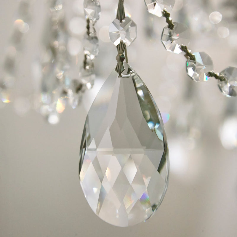 Maria Theresa 13 Light 28" Chandelier in Polished Chrome