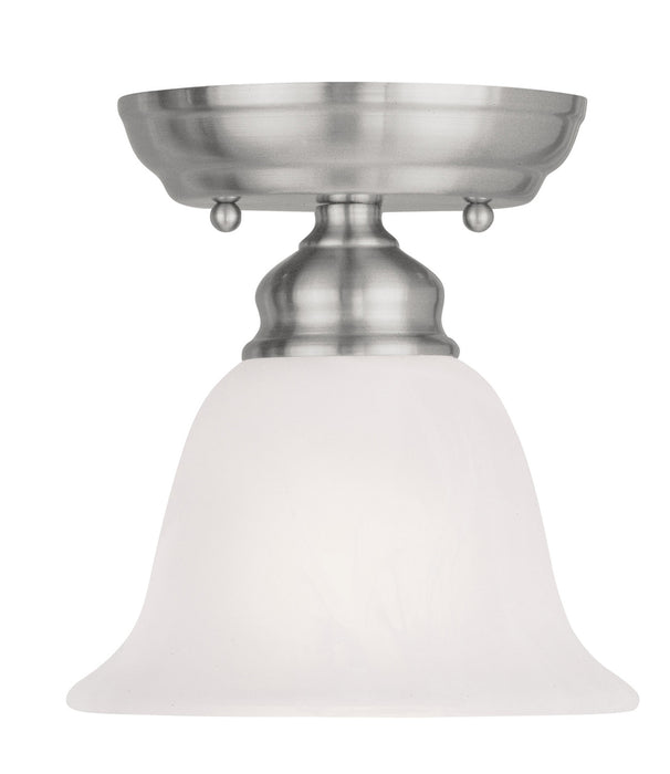 Essex 1 Light Ceiling Mount in Brushed Nickel