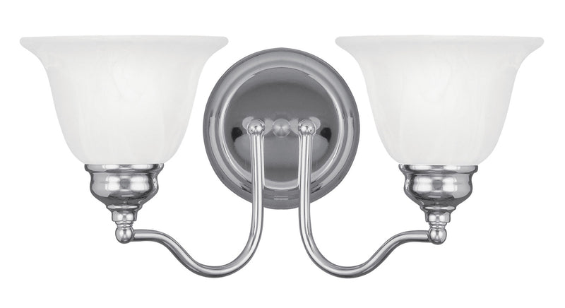 Essex 2 Light Bath Vanity in Polished Chrome