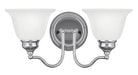 Essex 2 Light Bath Vanity in Polished Chrome