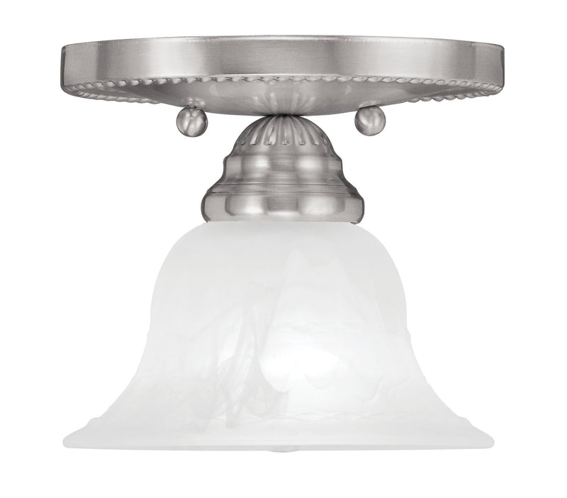 Edgemont 1 Light Ceiling Mount in Brushed Nickel
