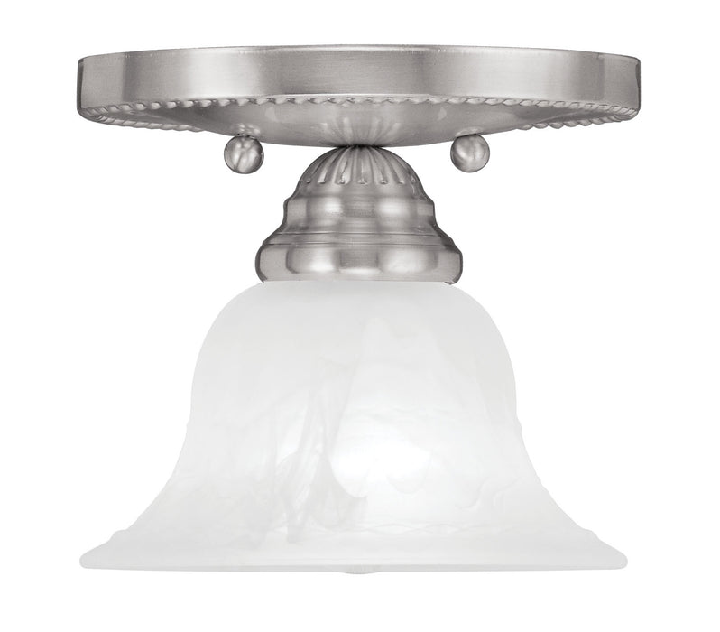 Edgemont 1 Light Ceiling Mount in Brushed Nickel