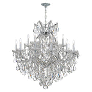 Maria Theresa 19 Light 38" Chandelier in Polished Chrome