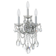 Maria Theresa 3 Light 11" Sconce in Polished Chrome