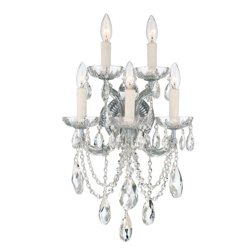 Maria Theresa 5 Light 13.5" Sconce in Polished Chrome