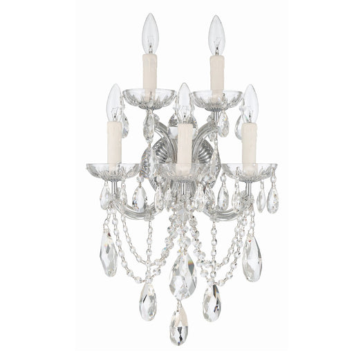 Maria Theresa 5 Light 13.5" Sconce in Polished Chrome