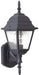 Bay Hill 1 Outdoor-Light Wall Mount in Coal & Clear Seeded Glass