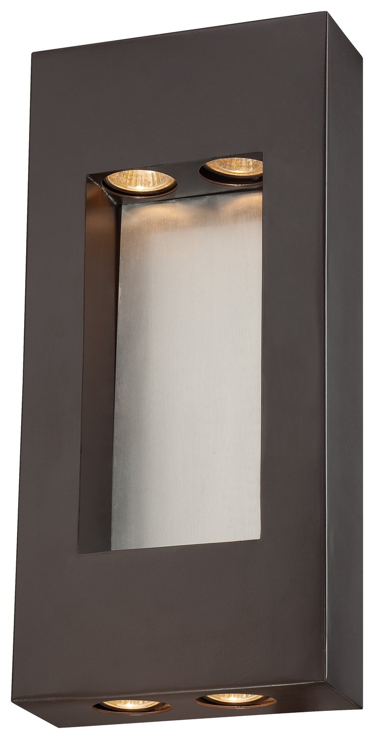 Geox 4-Light Outdoor Wall Sconce in Dorian Bronze