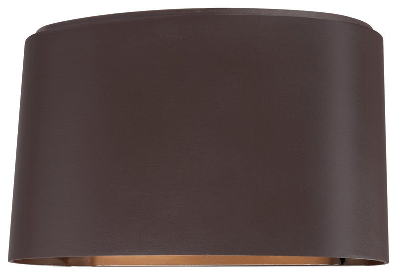 Everton Rain LED Outdoor Wall Sconce in Dorian Bronze