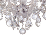 Maria Theresa 3 Light 13.5" Semi Flush Mount in Polished Chrome